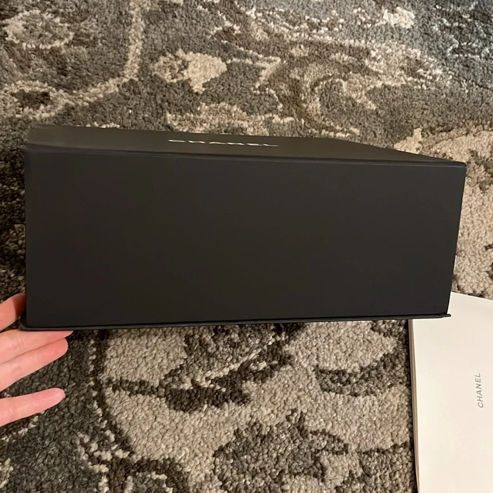 Chanel Black Magnetic Box And Booklet